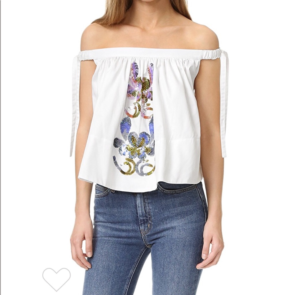 Cynthia rowley  embellished top xs New